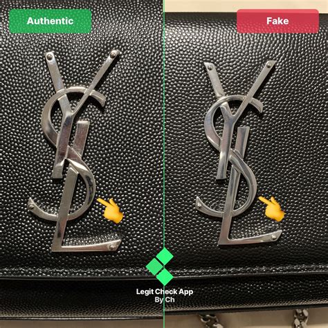 ysl fake bag vs real|how to authenticate ysl bag.